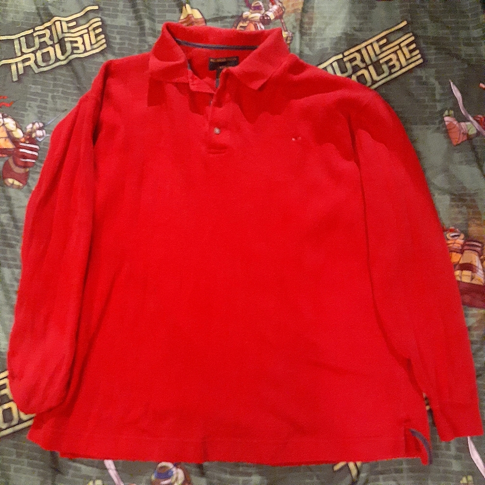 Vintage Alexander Julian long-sleeved Polo XXL